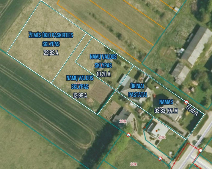 Parduodamas namas Akacijų g., Vinkšnėnų k., Šiaulių r. sav., 236.77 m2 ploto, 2 aukštai 15