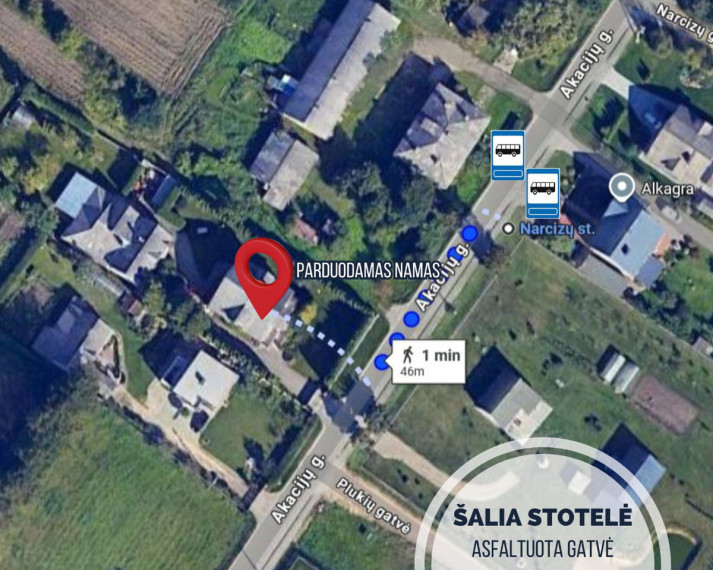 Parduodamas namas Akacijų g., Vinkšnėnų k., Šiaulių r. sav., 236.77 m2 ploto, 2 aukštai 24