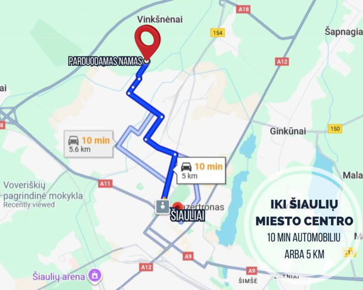 Parduodamas namas Akacijų g., Vinkšnėnų k., Šiaulių r. sav., 236.77 m2 ploto, 2 aukštai 26