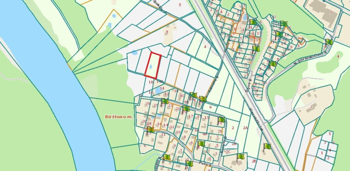 Parduodamas  sklypas Birštono m., Birštono sav., 43 a ploto 11