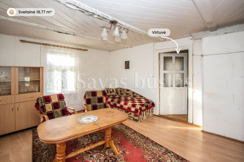 Parduodamas namas Ylakių mstl., Skuodo r. sav., 101.92 m2 ploto, 1 aukštai 2