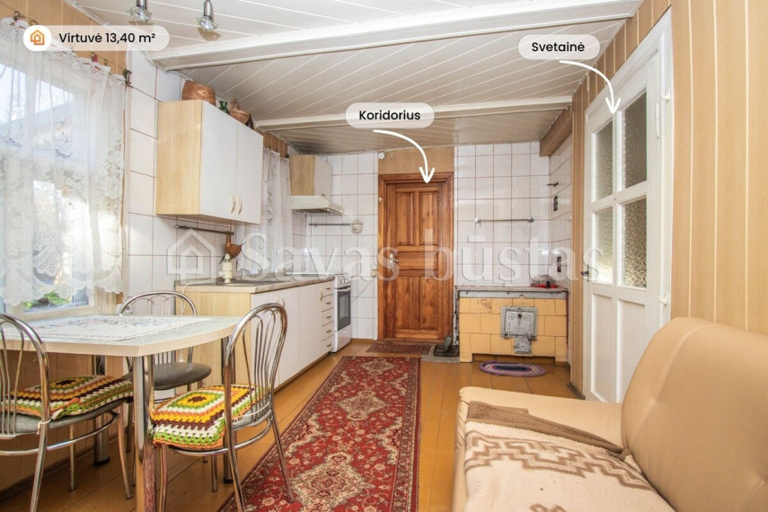 Parduodamas namas Ylakių mstl., Skuodo r. sav., 101.92 m2 ploto, 1 aukštai 4