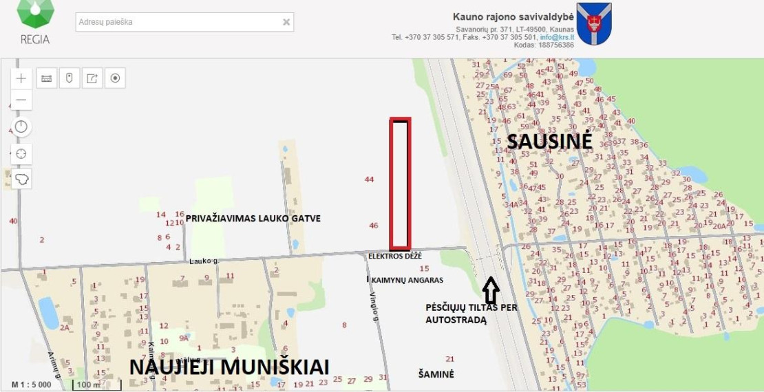Parduodamas sklypas Lauko g., Naujųjų Muniškių k., Kauno r. sav., 100 a ploto 17