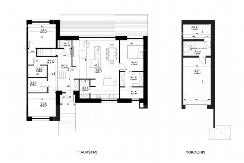 Parduodamas namas Žemuogių g., Bajorai, Vilniaus m., Vilniaus m. sav., 171.50 m² ploto 4 kambariai 12