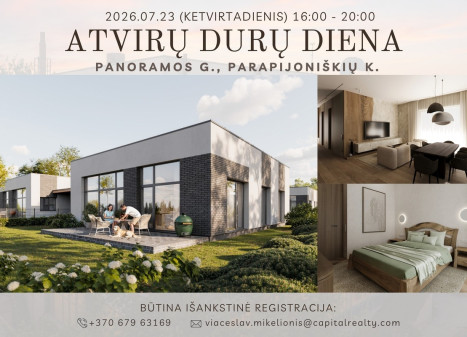 Parduodamas namas Panoramos g., Parapijoniškių k., Vilniaus r. sav., 104 m2 ploto, 1 aukštai Parduodamas namas Panoramos g., Parapijoniškių k., Vilniaus r. sav., 104 m2 ploto, 1 aukštai