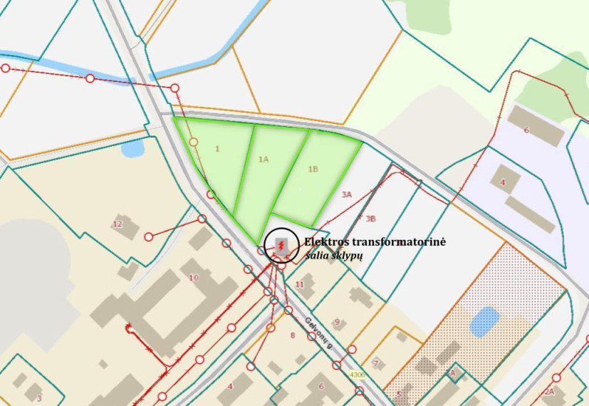 Parduodamas  sklypas Gaisrinės g., Musninkų mstl., Širvintų r. sav., 26 a ploto 3
