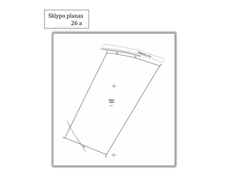 Parduodamas  sklypas Gaisrinės g., Musninkų mstl., Širvintų r. sav., 26 a ploto 10
