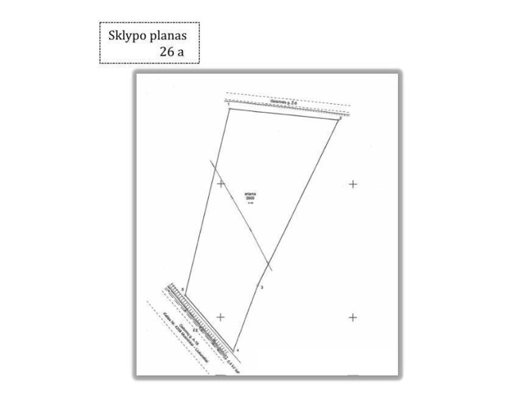 Parduodamas  sklypas Gaisrinės g., Musninkų mstl., Širvintų r. sav., 26 a ploto 11
