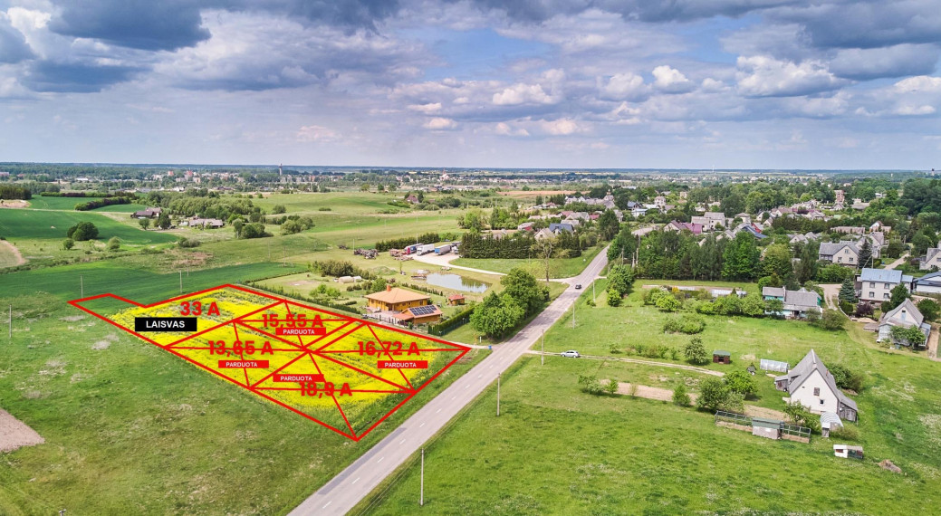Parduodamas sklypas Titnagų k., Kaišiadorių r. sav., 33 a ploto 1