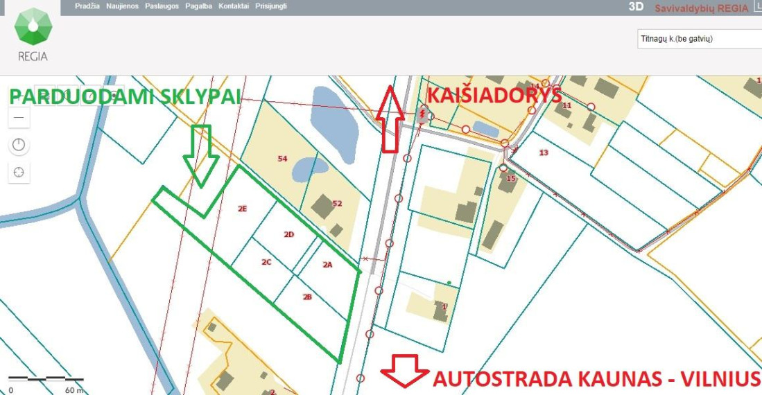 Parduodamas sklypas Titnagų k., Kaišiadorių r. sav., 33 a ploto 6