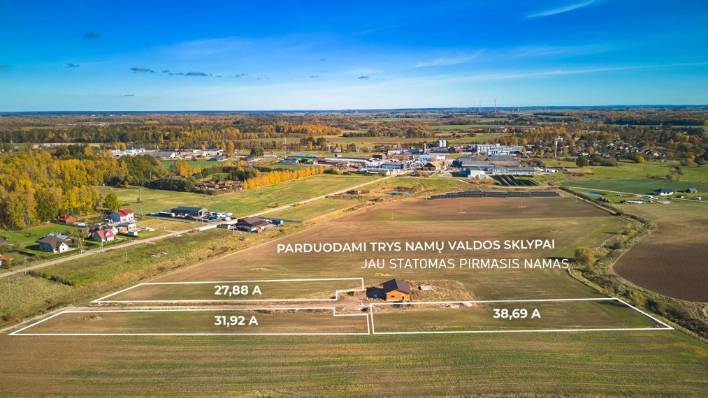 Parduodamas sklypas Strazdų g., Ilgakiemio k., Kauno r. sav., 27.88 a ploto 1