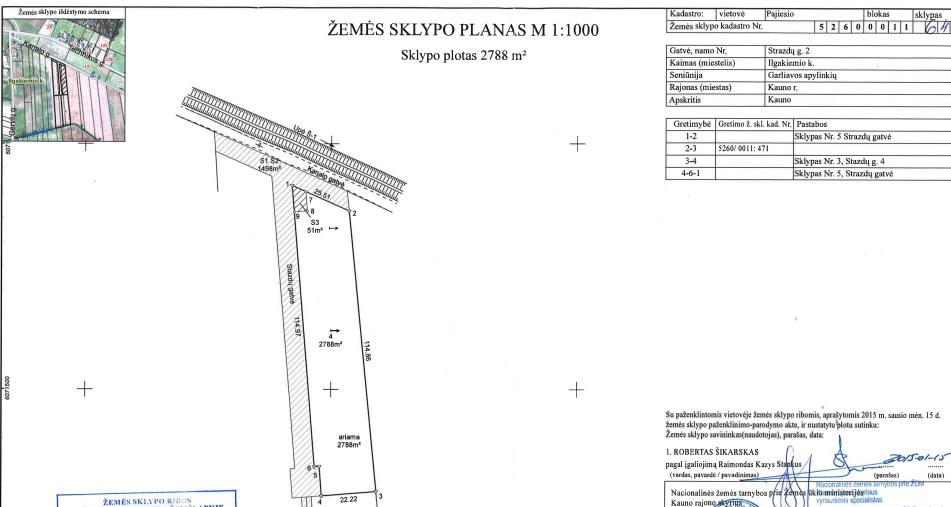 Parduodamas sklypas Strazdų g., Ilgakiemio k., Kauno r. sav., 27.88 a ploto 12