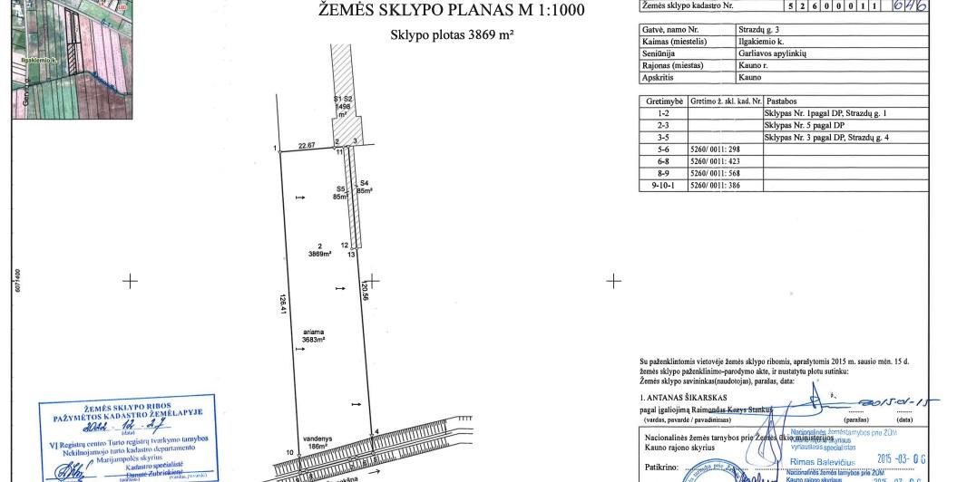Parduodamas sklypas Strazdų g., Ilgakiemio k., Kauno r. sav., 27.88 a ploto 15