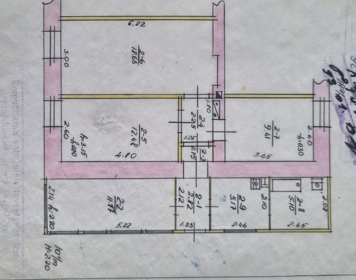 Parduodamas butas Gintariškių g., Aleksotas, Kauno m., Kauno m. sav., 68.00 m² ploto 3 kambariai 12