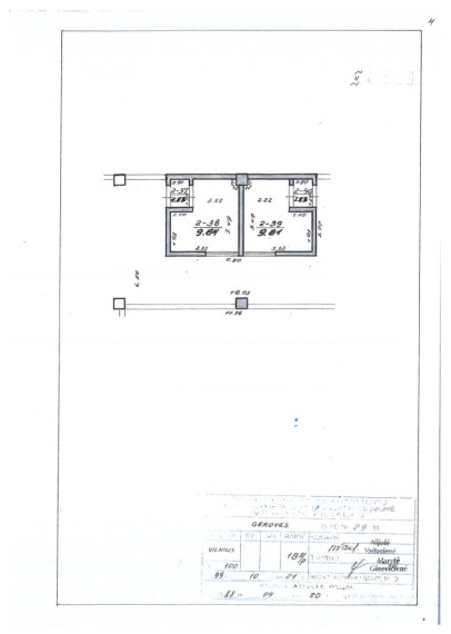 Parduodamas butas Gerovės g., Naujoji Vilnia, Vilniaus m., Vilniaus m. sav., 22.11 m² ploto 1 kambarys 14