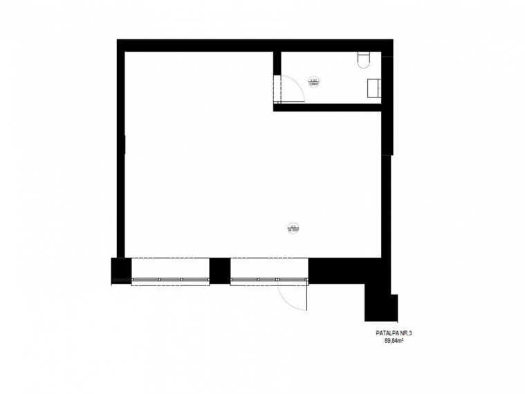 Parduodamos administracinės, paslaugų, prekybos patalpos J. Basanavičiaus g., Centras, Šiaulių m., Šiaulių m. sav., 59.84 m2 ploto 2