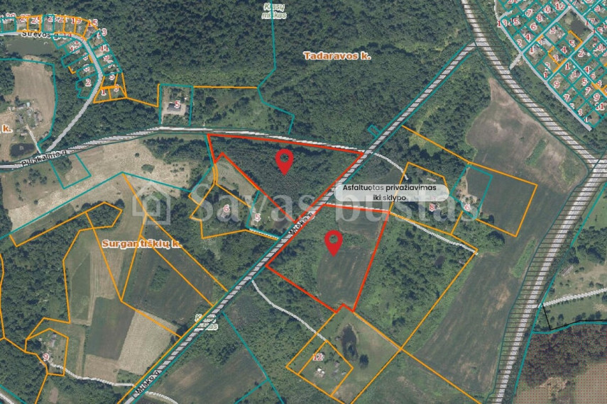 Parduodamas  sklypas Tadaravos k., Kaišiadorių r. sav., 510 a ploto 2