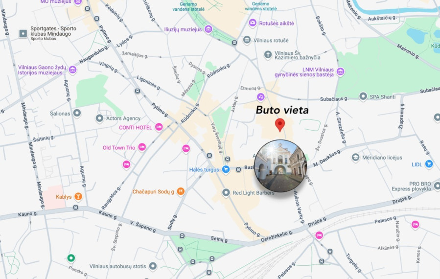 Parduodamas butas Aušros Vartų g., Senamiestis, Vilniaus m., Vilniaus m. sav., 33.21 m2 ploto, 1 kambariai 22