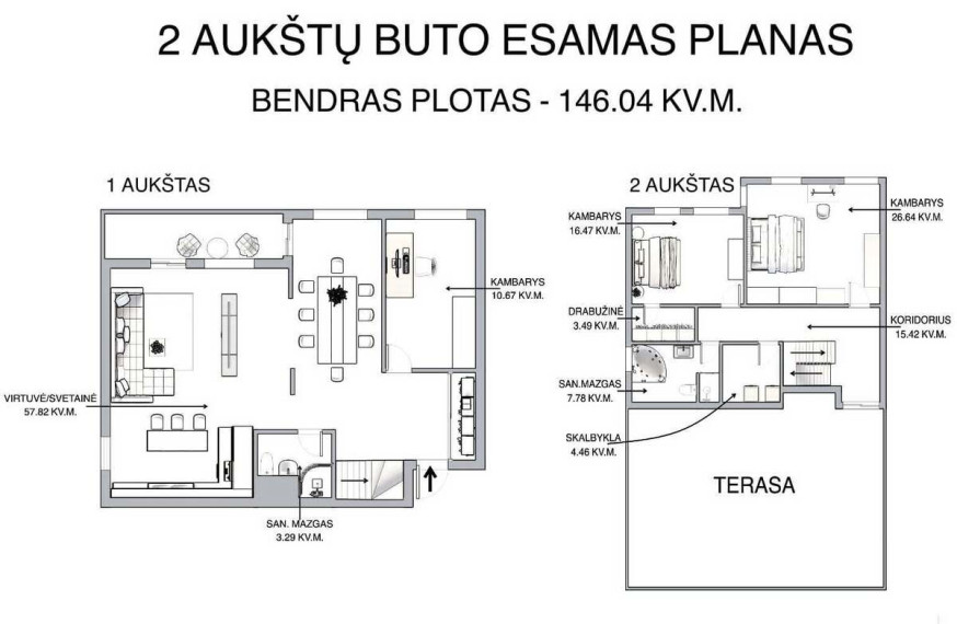 Parduodamas butas Liepyno g., Žvėrynas, Vilniaus m., Vilniaus m. sav., 146.34 m2 ploto, 4 kambariai 38