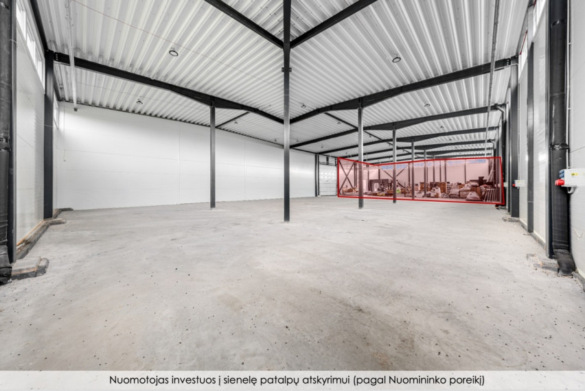 Nuomojamos gamybinės, kitos paskirties, sandėliavimo patalpos Kalno g., Pagirių mstl., Vilniaus r. sav., 600 m2 ploto 6