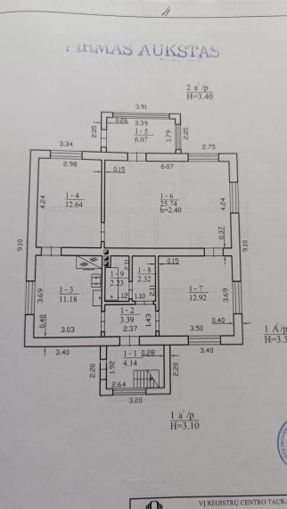 Parduodamas namas Dubysos g., Gruzdiškės k., Raseinių r. sav., 119.74 m² ploto 6 kambariai 18