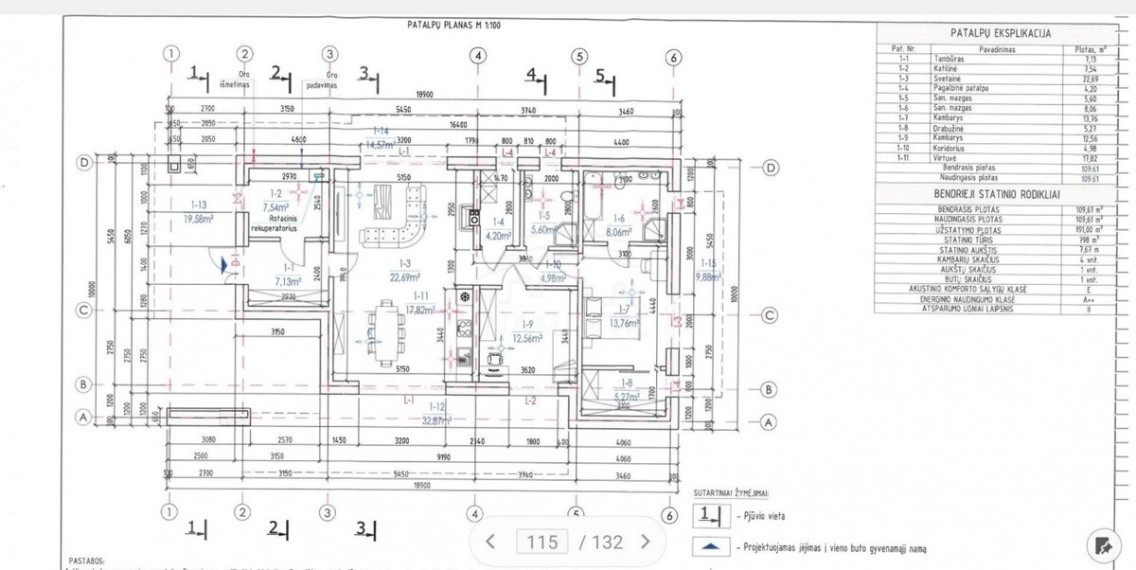 Parduodamas namas Šimkų k., Klaipėdos r. sav., 109 m2 ploto, 1 aukštai 4