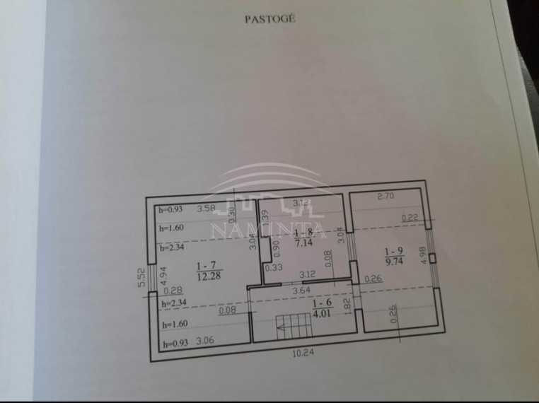Parduodamas namas Derceklių k., Klaipėdos r. sav., 60 m2 ploto, 2 aukštai 7