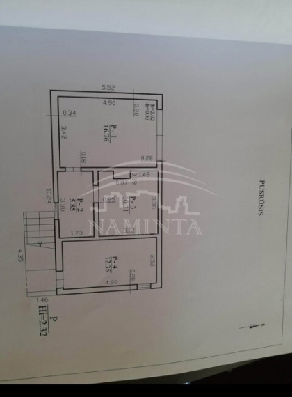Parduodamas namas Derceklių k., Klaipėdos r. sav., 60 m2 ploto, 2 aukštai 9