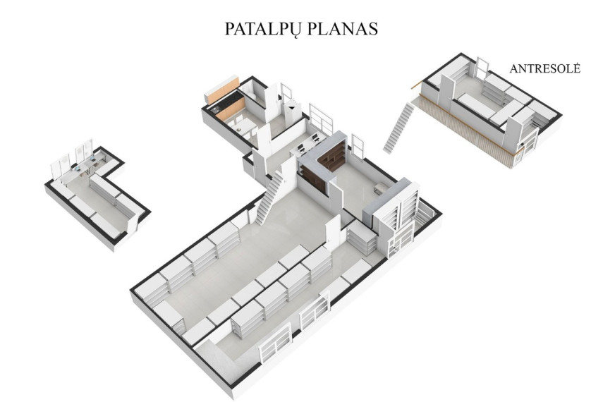 Nuomojamos administracinės, gamybinės, kitos paskirties, paslaugų, prekybos, sandėliavimo patalpos T. Ševčenkos g., Naujamiestis, Vilniaus m., Vilniaus m. sav., 149 m2 ploto 10