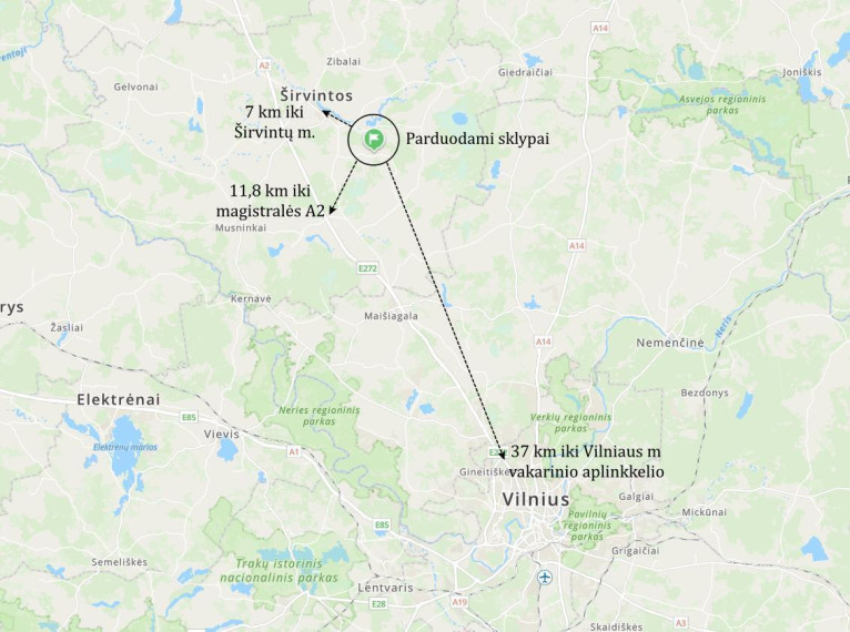 Parduodamas  sklypas Šalkiškių k., Širvintų r. sav., 311.57 a ploto 18