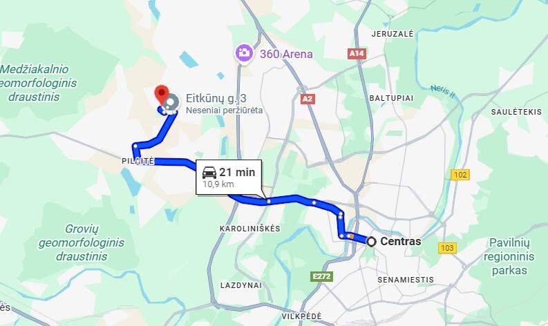 Parduodamas  sklypas Eitkūnų g., Pilaitė, Vilniaus m., Vilniaus m. sav., 10 a ploto 8