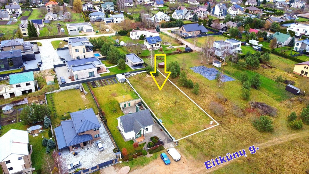 Parduodamas  sklypas Eitkūnų g., Pilaitė, Vilniaus m., Vilniaus m. sav., 10 a ploto 9