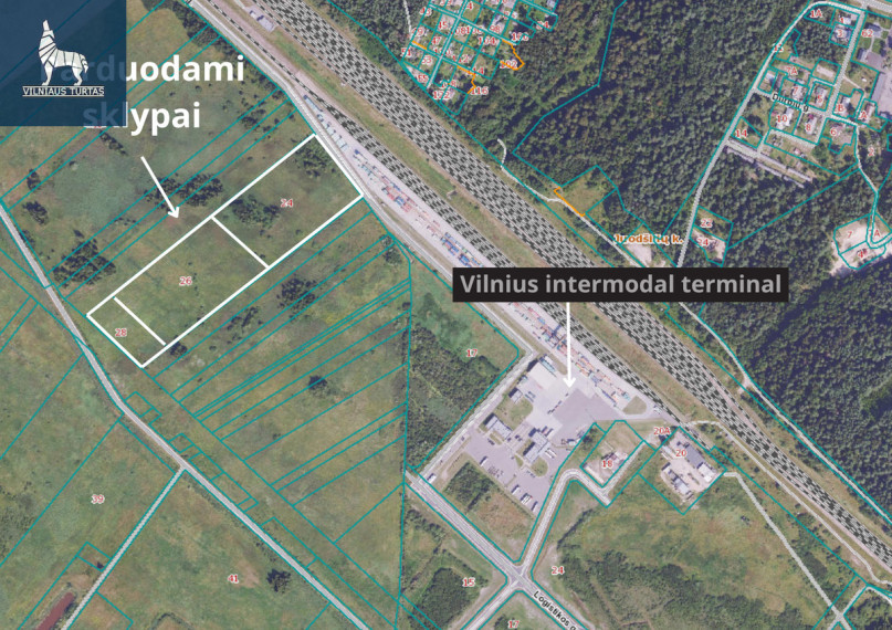 Parduodamas  sklypas Vandenvietės g., Baltosios Vokės k., Vilniaus r. sav., 588.87 a ploto 4