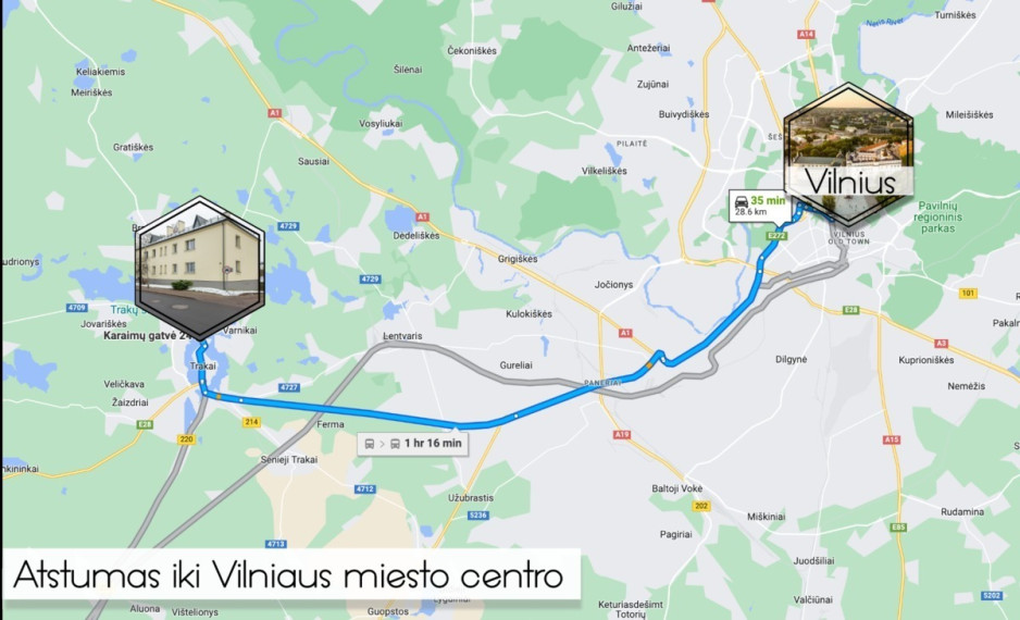 Nuomojamas butas Karaimų g., Trakų m., Trakų r. sav., 41.75 m2 ploto, 2 kambariai 19