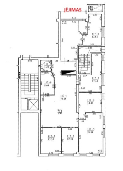 Parduodamos administracinės patalpos Eitminų g., Pašilaičiai, Vilniaus m., Vilniaus m. sav., 191.69 m2 ploto 5