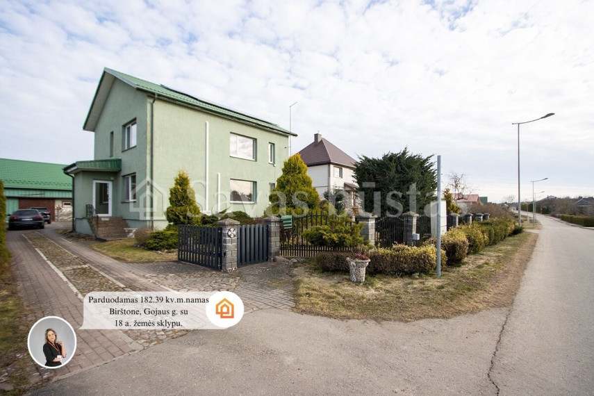 Parduodamas namas Gojaus g., Birštono m., Birštono sav., 182.39 m2 ploto, 2 aukštai 1
