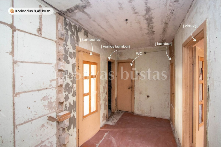 Parduodamas butas Draugystės g., Šiaulėnų mstl., Radviliškio r. sav., 86.79 m2 ploto, 4 kambariai 15