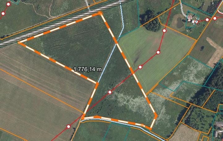 Parduodamas sklypas Pagrandžių k., Rokiškio r. sav., 1232.13 a ploto 2