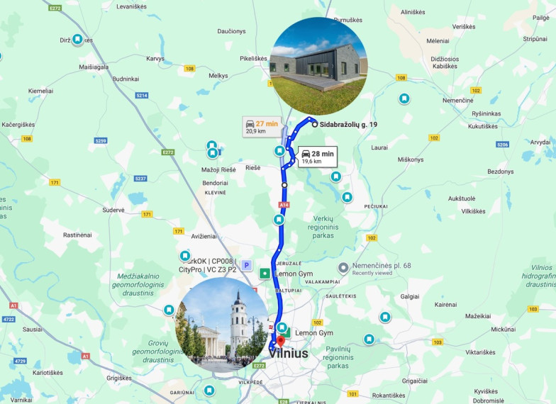 Parduodamas namas Sidabražolių g., Pašilių k., Vilniaus r. sav., 181.56 m2 ploto, 1 aukštai 43