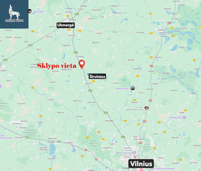 Parduodamas  sklypas Varanavos k., Širvintų r. sav., 60.4 a ploto 1