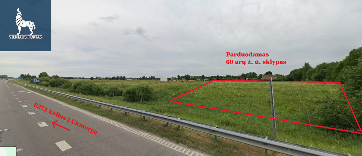 Parduodamas  sklypas Varanavos k., Širvintų r. sav., 60.4 a ploto 3