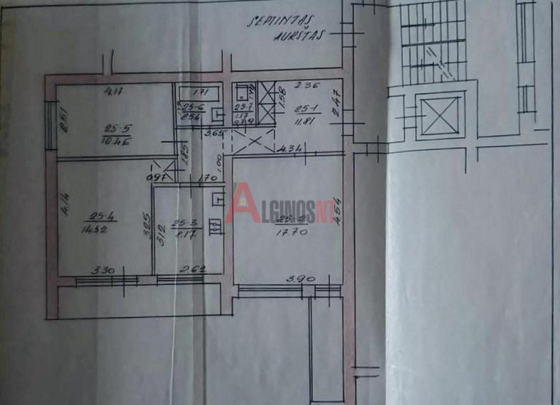 Parduodamas butas Alksnynės g., Alksnynė, Klaipėdos m., Klaipėdos m. sav., 66.00 m² ploto 3 kambariai 10