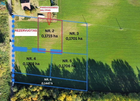 Parduodamas  sklypas Šumsko pl., Vėliučionių k., Vilniaus r. sav., 17.29 a ploto