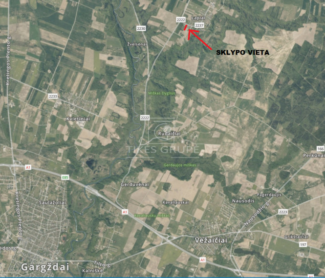 Parduodamas  sklypas Lapių k., Klaipėdos r. sav., 20 a ploto 3