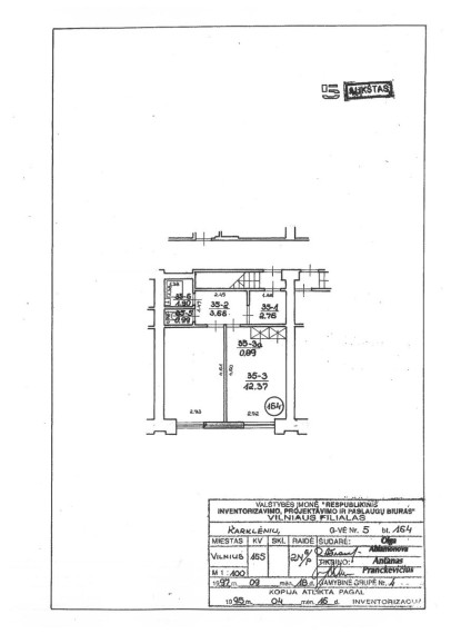 Parduodamas butas Karklėnų g., Naujoji Vilnia, Vilniaus m., Vilniaus m. sav., 17.91 m² ploto 1 kambarys 10