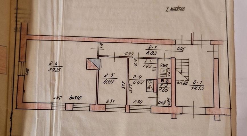 Parduodamas butas Jasonių k., Utenos r. sav., 55.06 m² ploto 2 kambariai 14