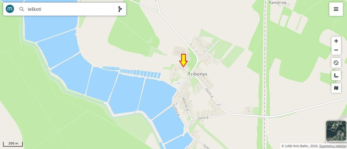 Parduodamas namas Gulbių g., Tribonių k., 125.5 kv.m ploto, 1 aukštai 27