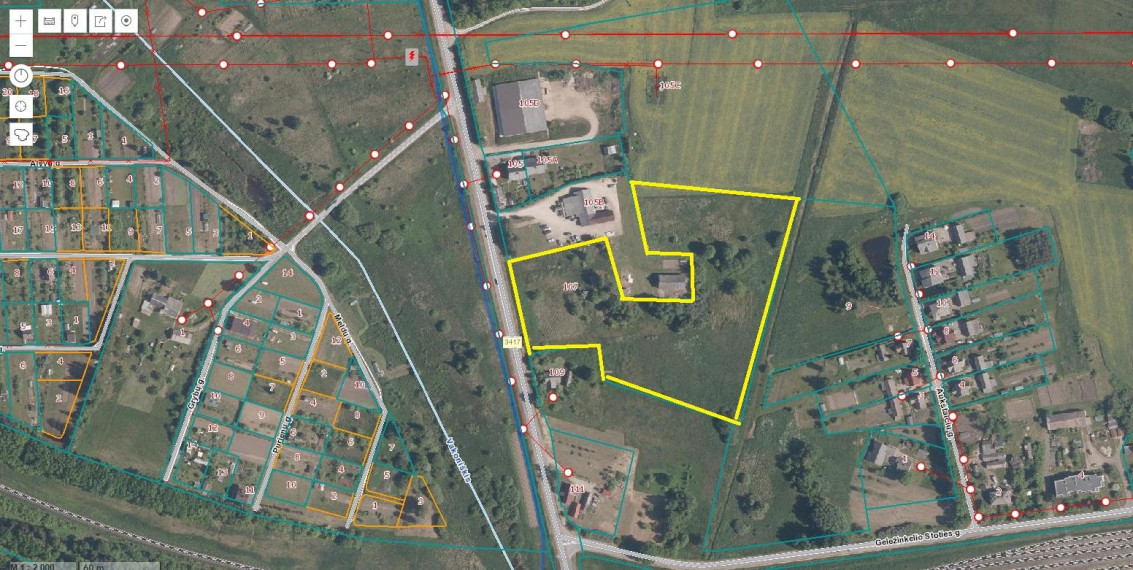 Parduodamas sklypas Kėdainių g., Šeduvos m., Radviliškio r. sav., 100.00 a ploto 1