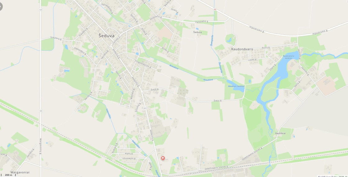 Parduodamas sklypas Kėdainių g., Šeduvos m., Radviliškio r. sav., 100.00 a ploto 4