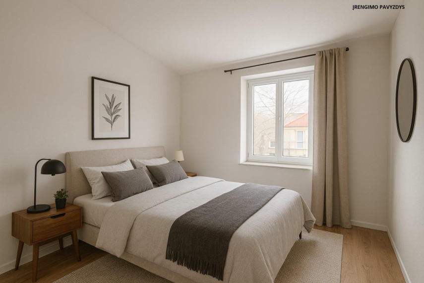 Parduodamas butas Birutės g., Šakių m., Šakių r. sav., 61.34 m² ploto 3 kambariai 6